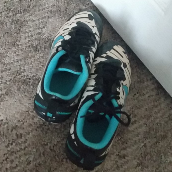 Shoes, Nike, size 9, color: blue, black, white - Picture 1 of 4